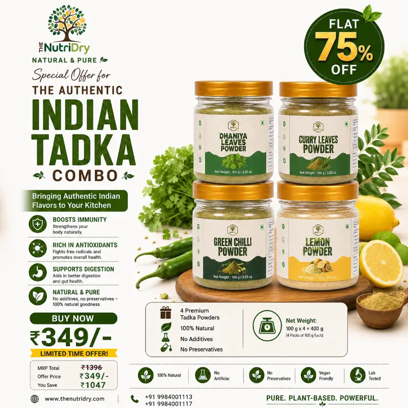 Authentic Indian Tadka Combo